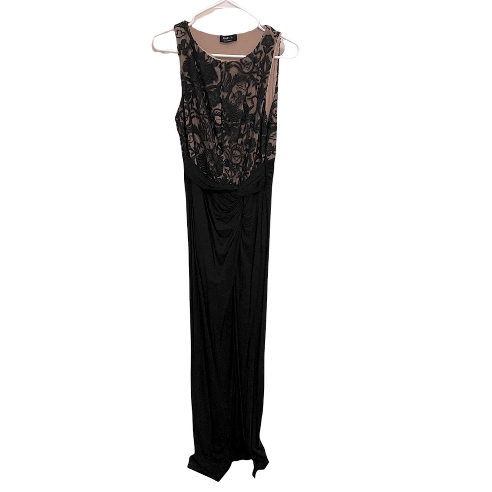 Bailey 44 USA size 10 High Low Gown w/ lace detail on top